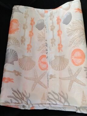 Shell Themed Shower Curtain
